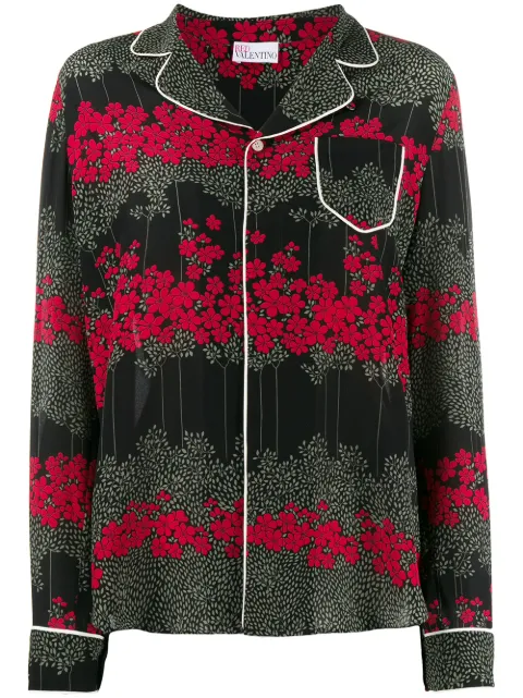RED Valentino Dreaming Peony-print shirt