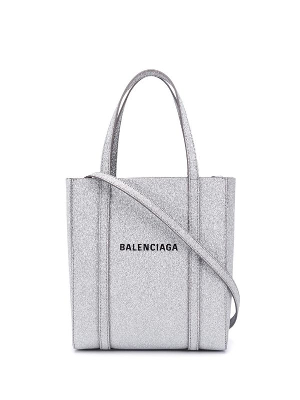 Balenciaga Everyday XXS tote bag silver | MODES