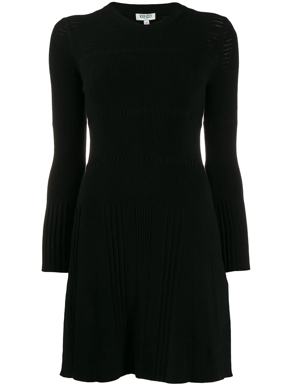Kenzo openwork knit dress | Black | Image 1