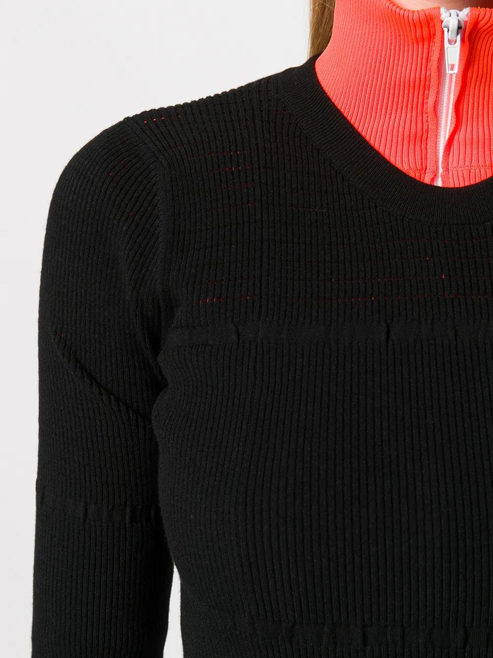 Kenzo Opengebreide jurk Zwart