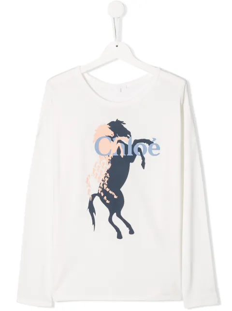 CHLOÉ PRINTED T-SHIRT