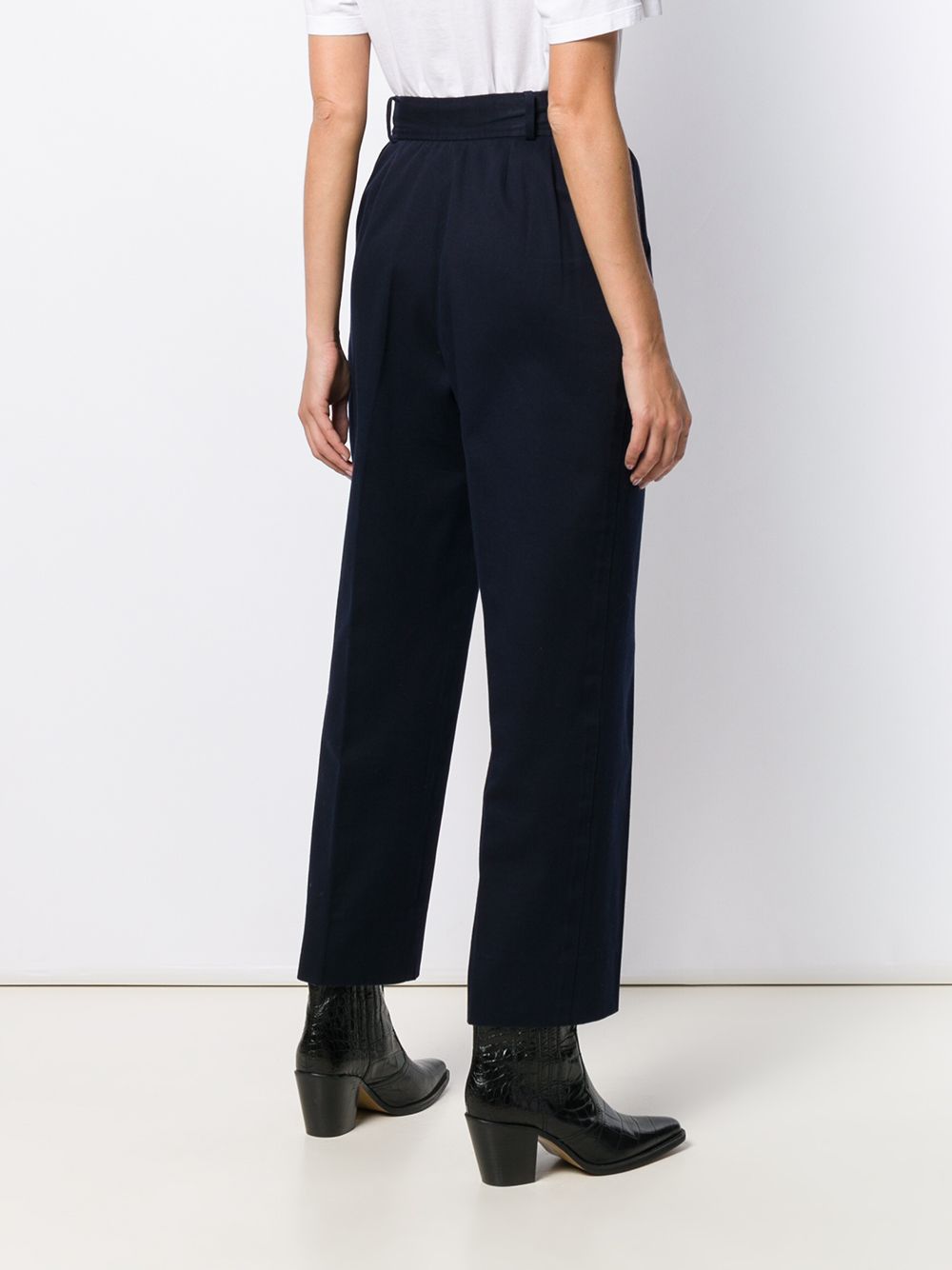 фото Yves Saint Laurent Pre-Owned прямые брюки 1980-х годов