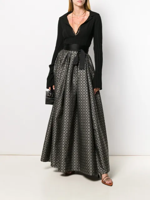ETRO PATTERNED FULL SKIRT