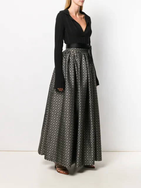 ETRO PATTERNED FULL SKIRT