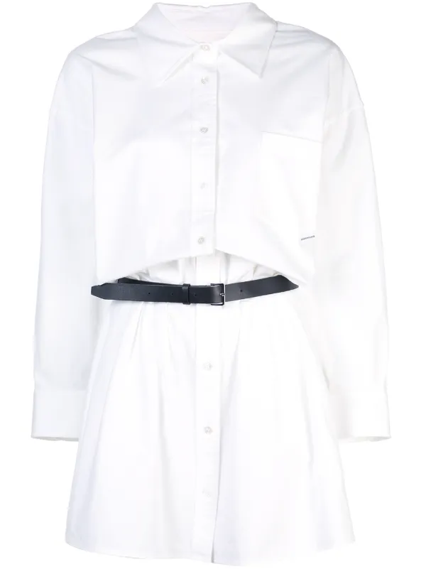 white alexander wang dress