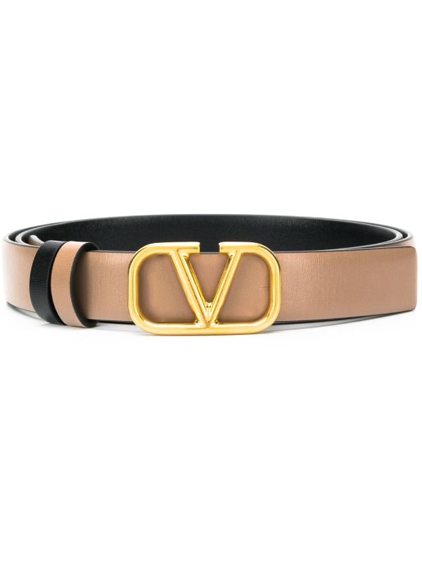 Valentino Garavani VLOGO Leather Belt - Farfetch