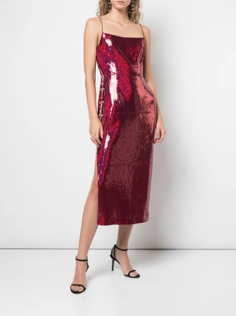 Markarian Lady Sequined Midi Dress 