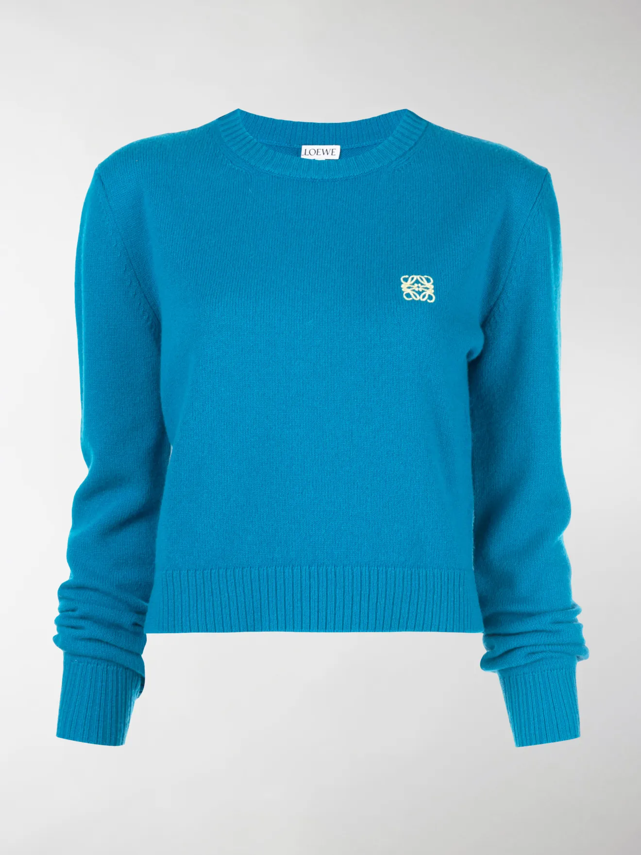 LOEWE embroidered logo sweater blue | MODES