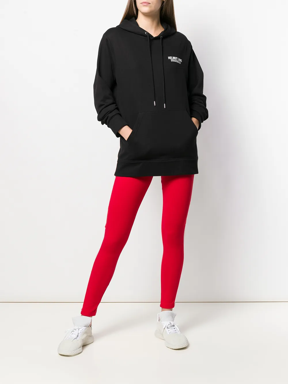 Adidas Legging met  logo - Rood
