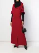 الصورة 2 من Yohji Yamamoto Pre-Owned فستان طويل برقبة مستديرة