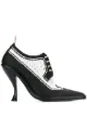 Image 1 of Thom Browne curved heel woven brogue pumps