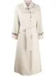 Image 1 of Thom Browne raglan-sleeve waterproof trench overcoat