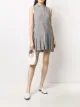 Image 2 of Thom Browne RWB stripe sleeveless pleated tennis dress