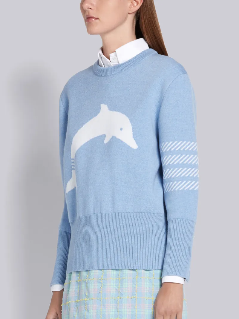 thom browne dolphin sweater