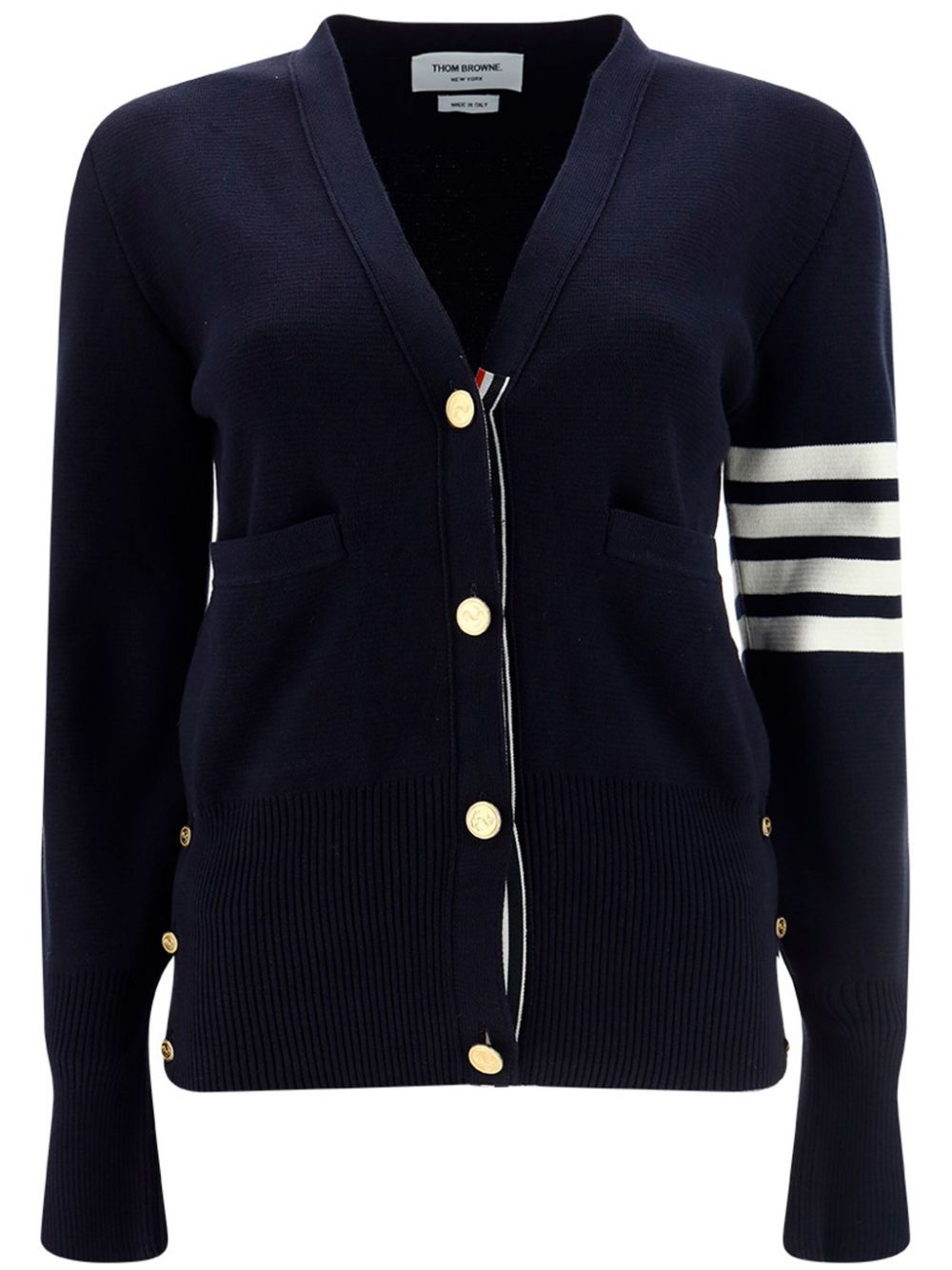 Thom Browne 4-Bar stripe cardigan - Blue