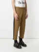 À La Garçonne side stripes chino trousers