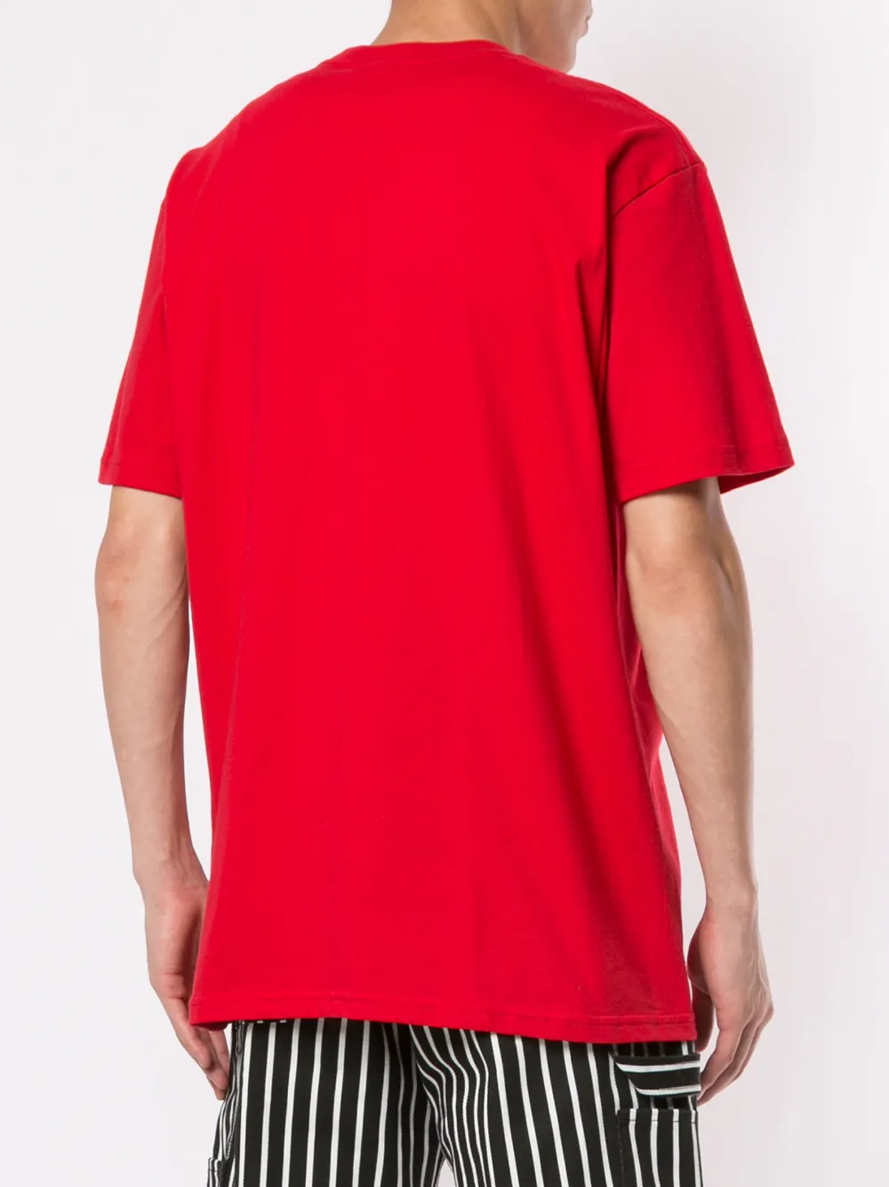 Supreme T-shirt met logoprint Rood