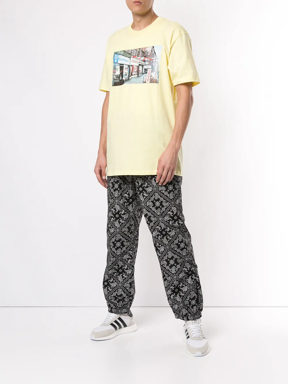supreme bandana track pants