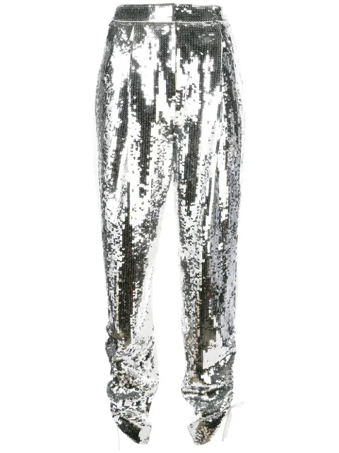 Tibi Avril sequinned trousers