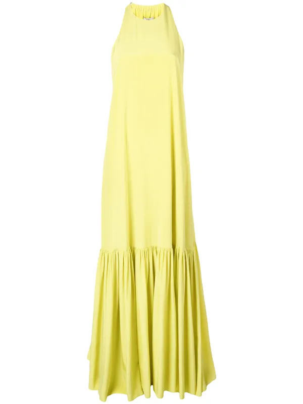 tibi yellow dress