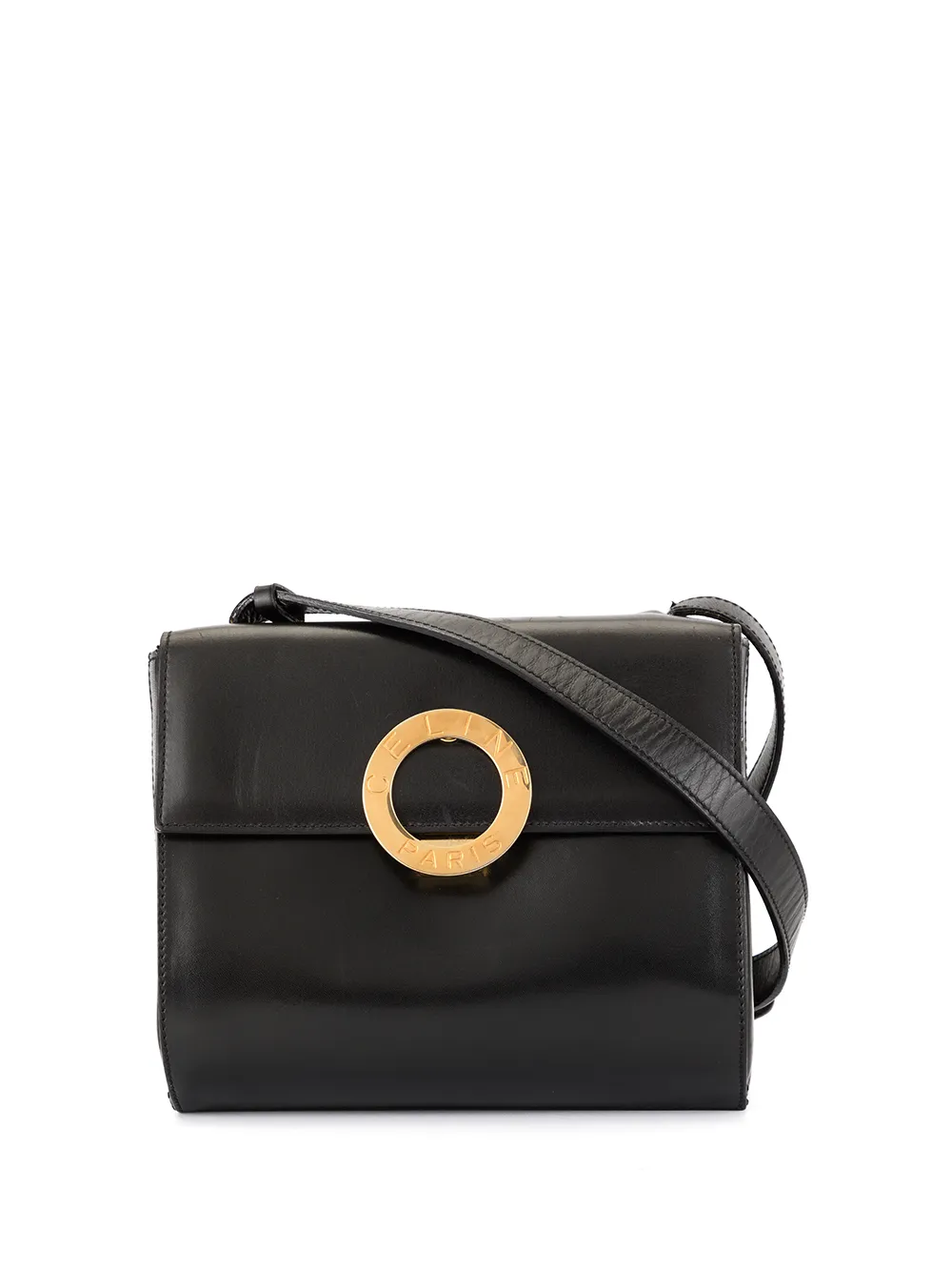 C line Pre Owned Circle Logo Plate Shoulder Bag Farfetch