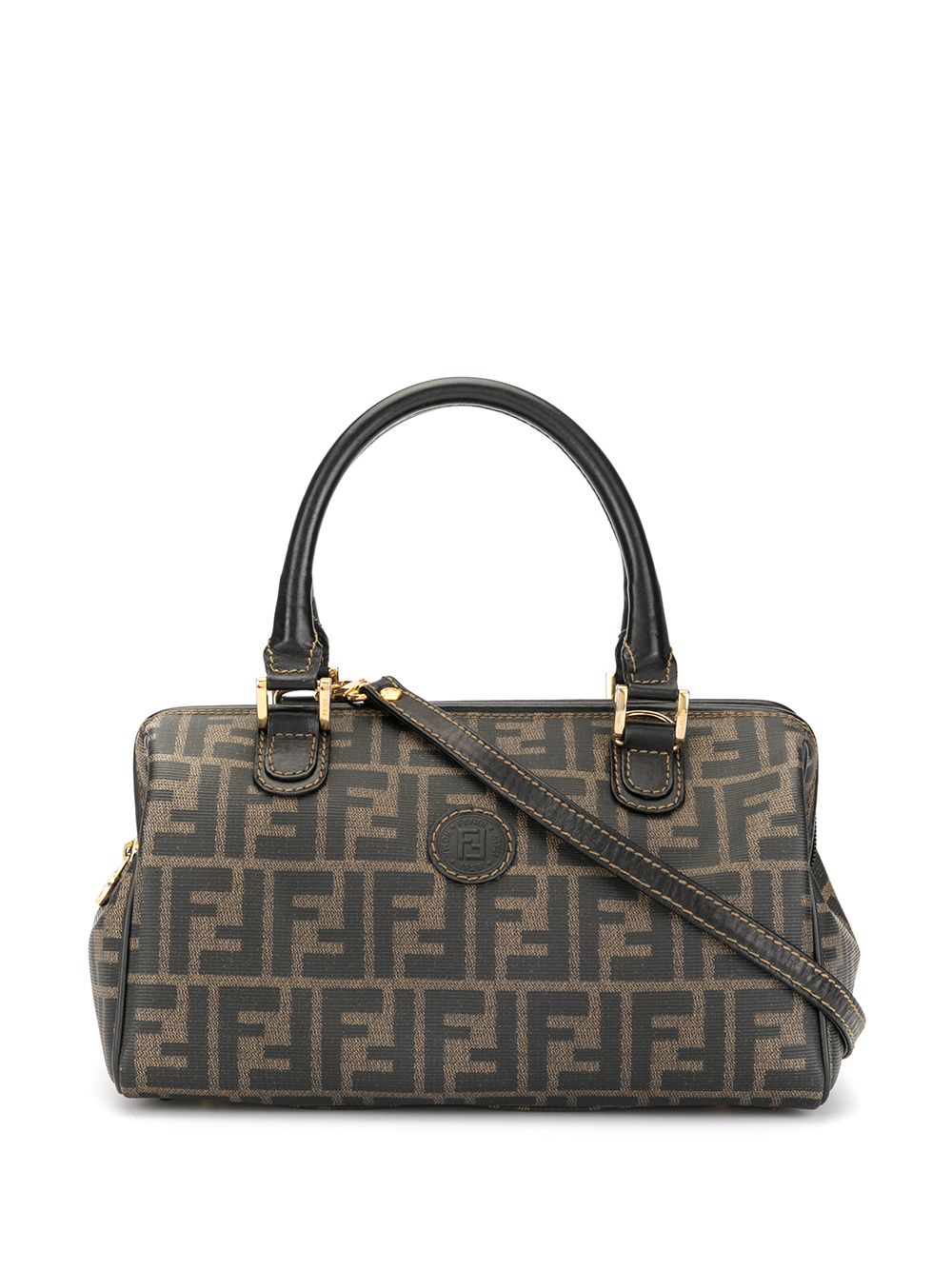 фото Fendi pre-owned маленькая сумка с узором ff