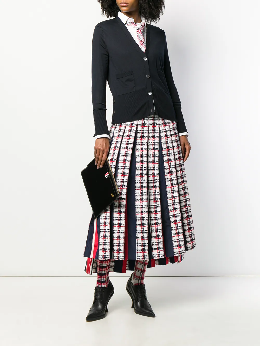 Thom Browne Intarsia vest - Blauw