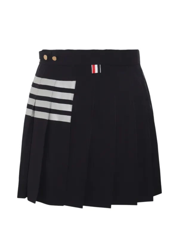 Thom Browne 4BAR ミニスカート | ブルー | FARFETCH JP