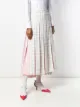 Thom Browne تنورة تويد كاروهات بشرائط متباينة