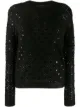 Image 1 of Louis Vuitton pre-owned open knit sequinned details jumper