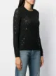 Louis Vuitton pre-owned open knit sequinned details jumper