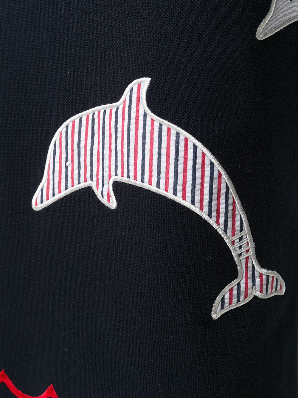 фото Thom browne юбка dolphin waves из сирсакера