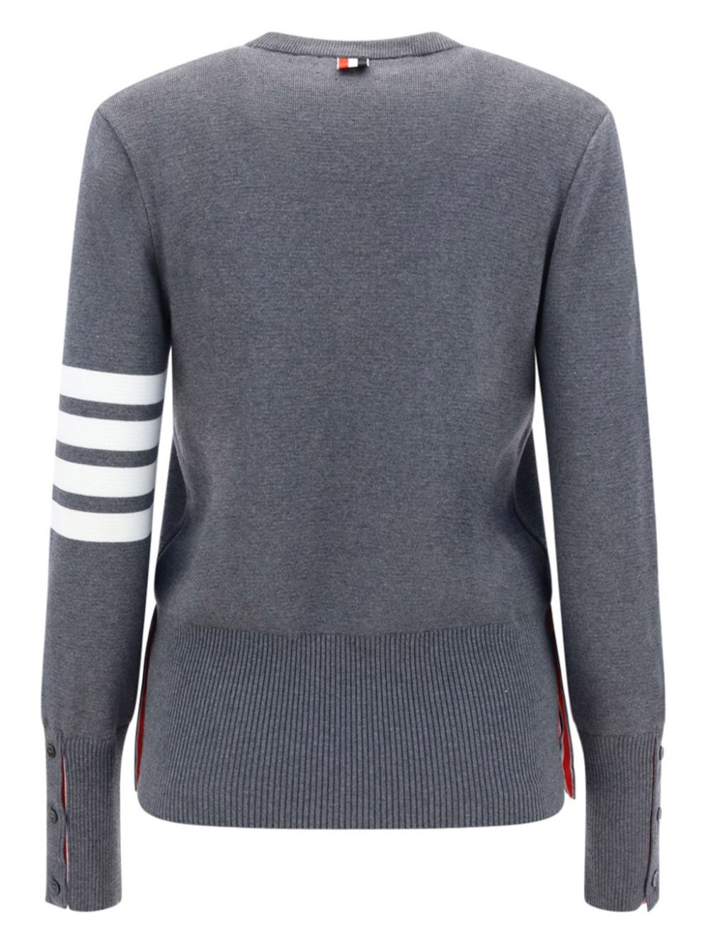 Thom Browne 4-Bar crew-neck jumper - Grey