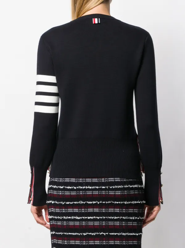 Thom Browne 4BAR クルーネック プルオーバー 通販 - FARFETCH