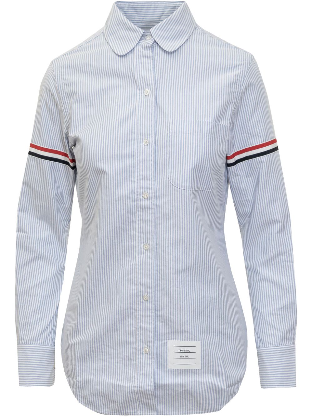 Thom Browne grosgrain armband shirt - Blue