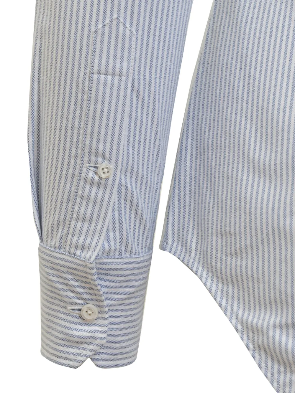  Thom Browne Hemd Mit Gestreiften ärmeln   Blau 