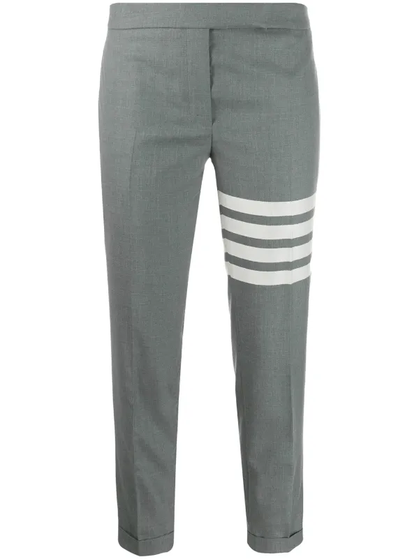 stripe skinny trousers