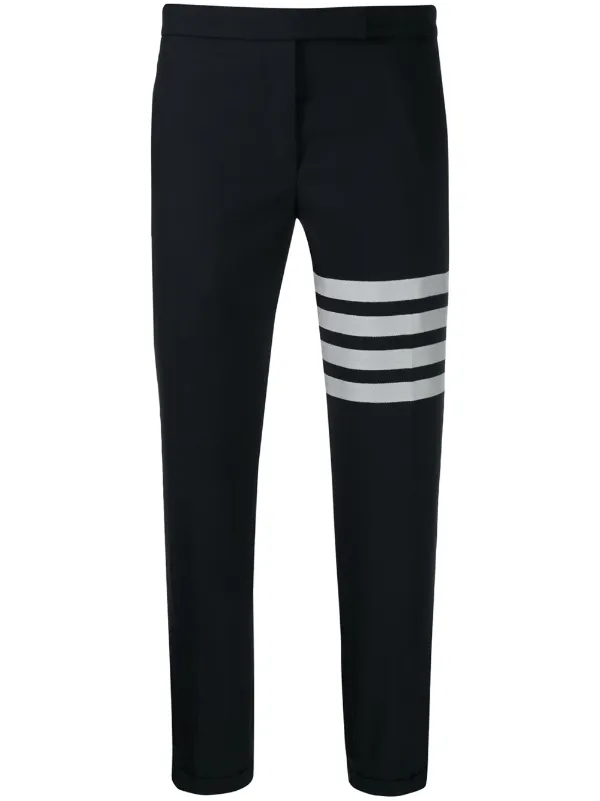 stripe skinny trousers