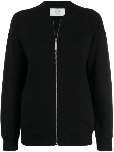 Alberta Ferretti Love Me print zipped sweatshirt