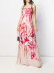الصورة 2 من Emilio Pucci فستان مطرز بترتر بأبليكات زهور