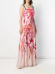 Emilio Pucci فستان مطرز بترتر بأبليكات زهور