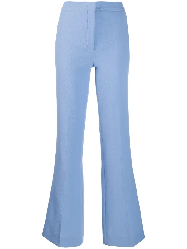 tailored flared trousers