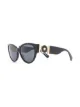 الصورة 2 من Versace Eyewear نظارة شمسية بإطار بيضاوي