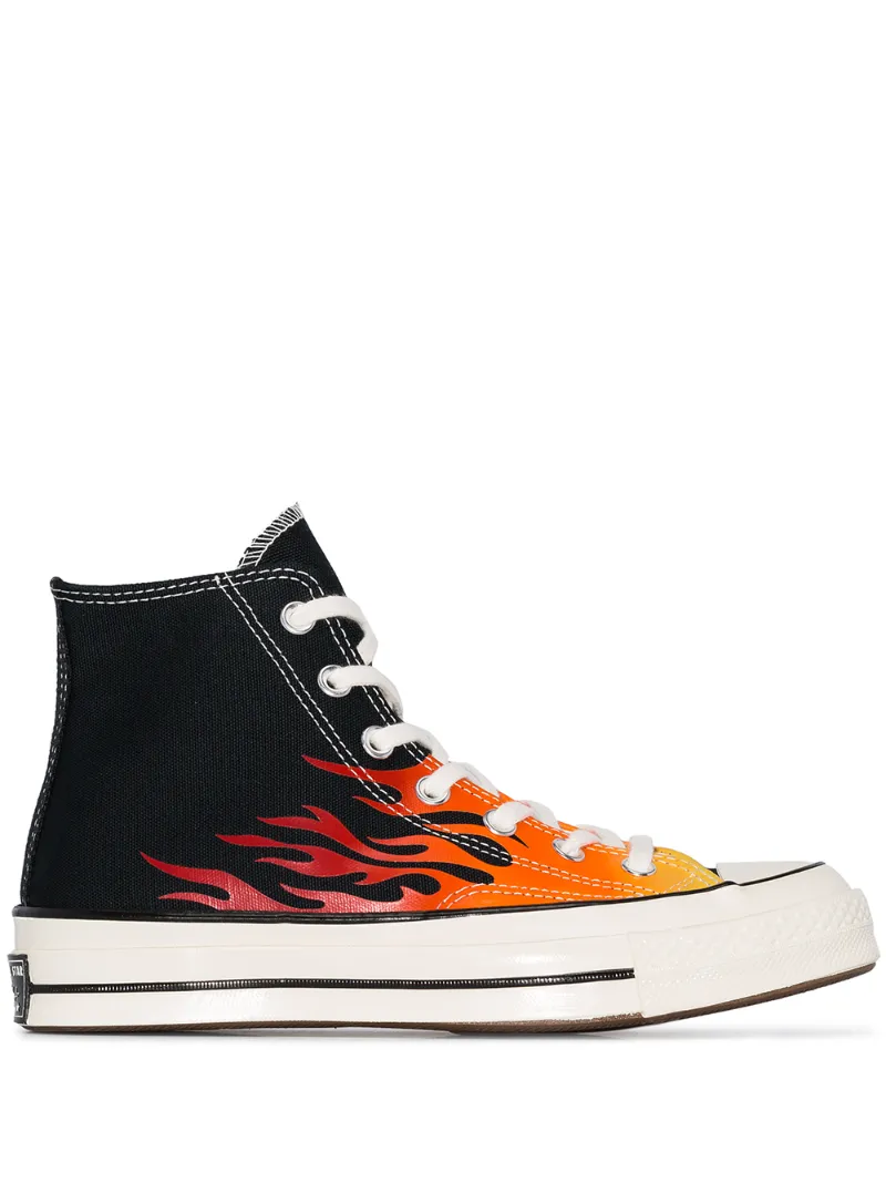converse chuck flame