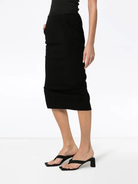 Shop Rick Owens with Afterpay - FARFETCH Australia Rick Owens high-waisted Skirt - Farfetch