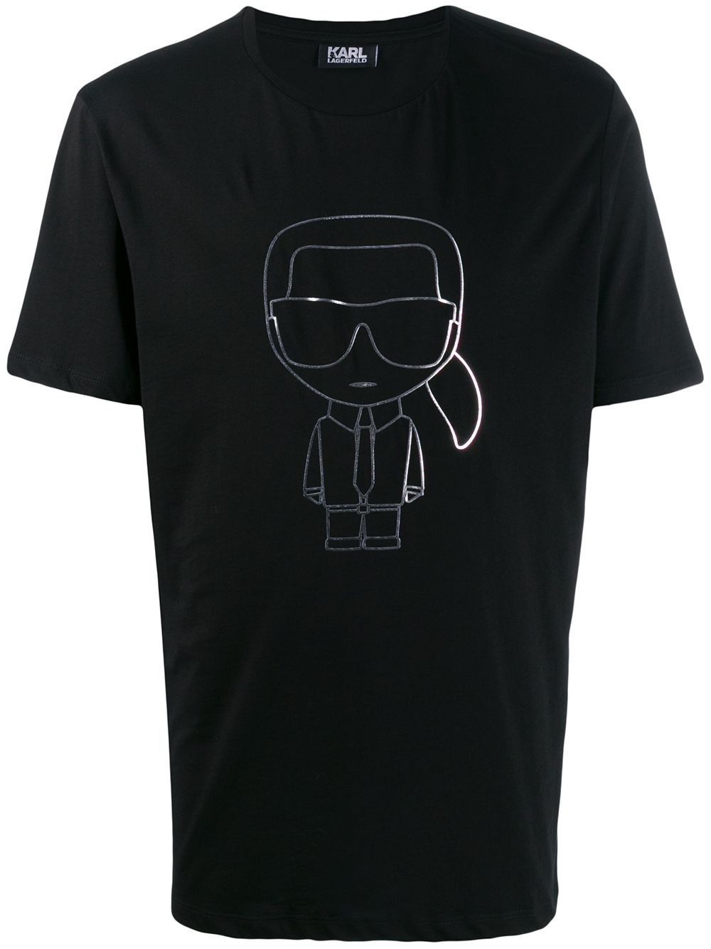 фото Karl Lagerfeld футболка с принтом Ikonik