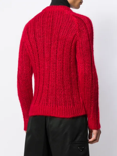 Prada Chunky Knit Jumper Aw19 | Farfetch.com