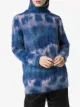Moncler Grenoble mottled-effect cable knit turtleneck
