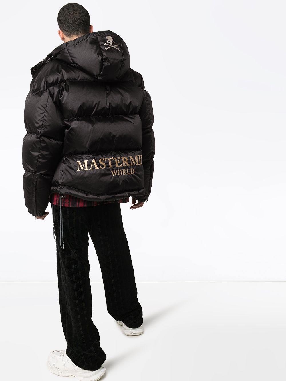 Mastermind World Donsjas met geborduurd logo - Zwart