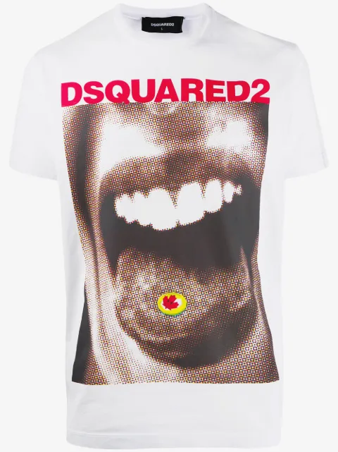 DSQUARED2 تيشيرت بطبعة